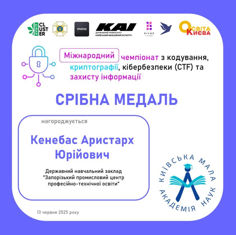 Суперфінал Міжнародного чемпіонату з кодування, криптографії, кібербезпеки (CTF) та захисту інформації в Києві.