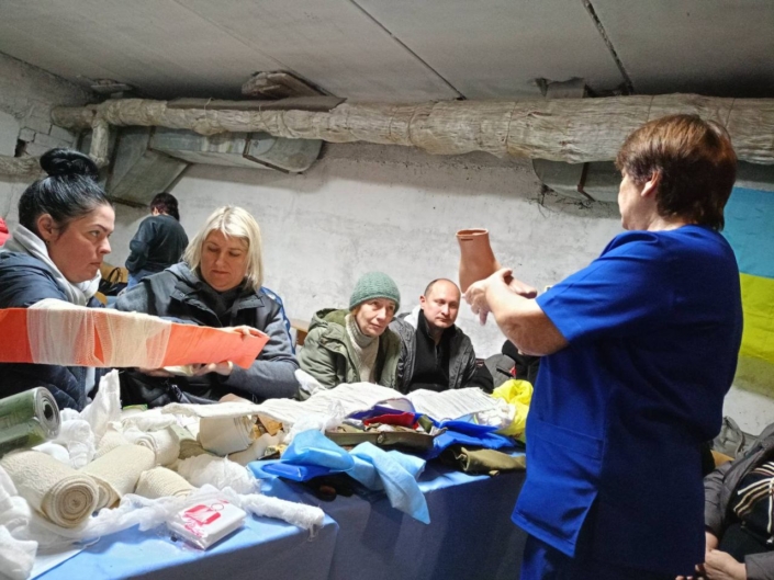 Тренінг «Надання домедичної допомоги постраждалим в умовах бойових дій чи воєнного стану»